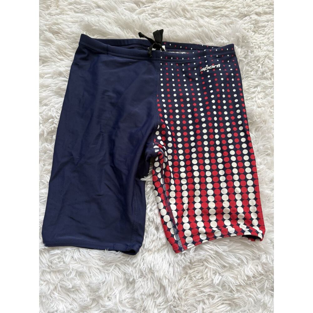 Sporti Men’s 30 Molecule USA Jammer Swim Bottoms. Nice Pair